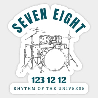 Rhythm of the universe Sticker